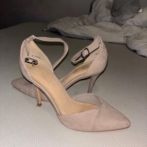 New Look Beige Ankle Strap Heels